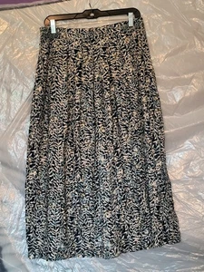 Maggie McNaughton Skirt Women's 16W Pleated Floral Long - Picture 1 of 9