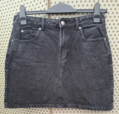 Denim Co Negro Denim Corto/Mini Falda Bolsillos Reino Unido Talla 12 Buen Estado. Foto 1 de 4