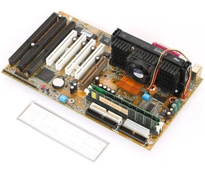 Gigabyte GA-6ZXC 440ZX Slot 1 AGP Motherboard 256MB RAM Intel Pentium 2 333Mhz - Picture 1 of 12