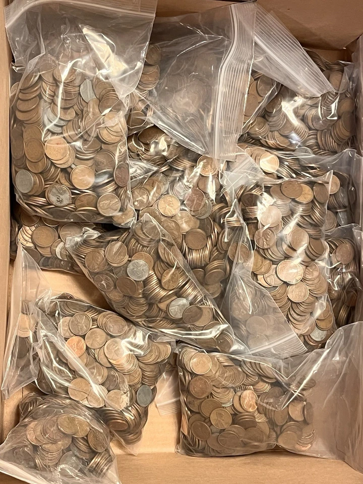500 Unsearched Wheat Cents - 500 Count Bag - Bag #1 - Image 1 of 1