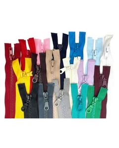Cerniera Lampo Zip Divisibile Pressofusa Catena 5 Plastica 70 cm 1 Cursore 1524/ - Imagen 1 de 52
