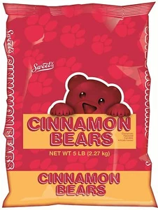 Sweet's 5 LB of CINNAMON BEARS Gummi Gummy Candies Party Size *** BB 11/2026 *** - Picture 1 of 3