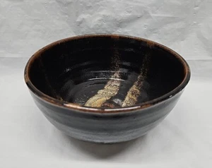 JAPANESE STYLE POTTERY AMERICAN STUDIO POTTERY BOWL SIGNED LEE 1974 - Picture 1 of 24