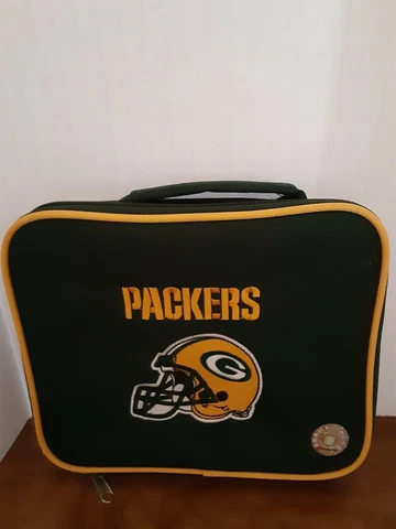 Green Bay Packers  NFL Soft Insulated Lunch  Bag New With Tags 9"× 8" Cover