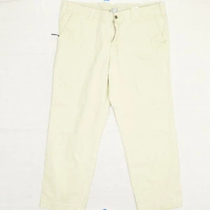 Columbia Men's Chino Pants Straight Zip Solid Cotton Blend Beige Size 40x30 - Picture 1 of 8
