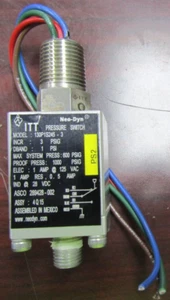 🤓 NEW ITT MAX 600 PSIG PRESSURE SWITCH 1 AMP @ 125 VAC 130P1S245-3 - Picture 1 of 7