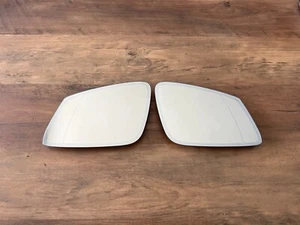 BMW 5 6 7 F01 F10 F07 F11 F12 F13 F18 FABRICANTE DE EQUIPOS ORIGINALES Espejo vidrio LH JUEGO RH Calefacción Atenuación - Imagen 1 de 12
