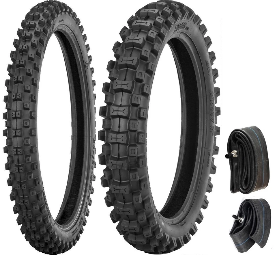 SEDONA 60/100-14 & 80/100-12 MX88 MINI JUEGO DE NEUMÁTICOS DE SUCIEDAD TODOTERRENO + TUBOS KTM  Foto 1 de 1