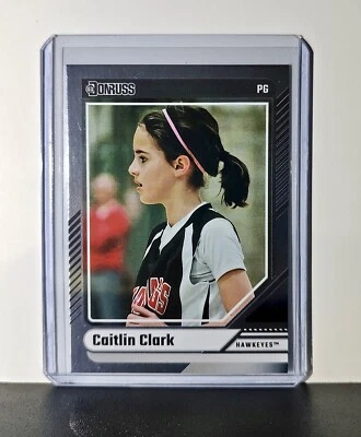 Caitlin Clark 2024 Silver Foil Panini Donruss #17 Basketball Card Iowa Hawkeyes - Image 1 of 2