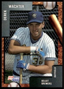 1992 Fleer ProCards 421 Derek Wachter   Beloit Brewers  Baseball Card