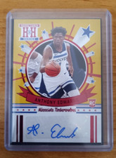 ANTHONY EDWARDS 2020-21 Panini Chronicles HOMETOWN HEROES Red RC AUTO SP