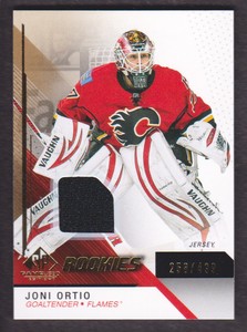 2014-15 SP Game Used Hockey Gold Jersey #108 Joni Ortio 258/499