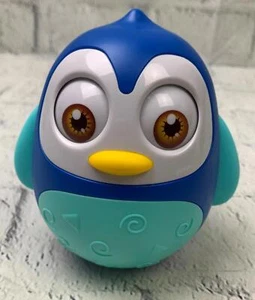 Baby Toys 6 to 12 Months Tummy Time Wobbler Toys Penguin Tumbler Christmas - Picture 1 of 2