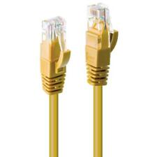 LINDY 1m Cat.6 U/UTP Network Cable, Yellow 1m Yellow