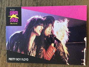 1991 Pro Set Super Stars MusiCards rock pop    221 Pretty Boy Floyd