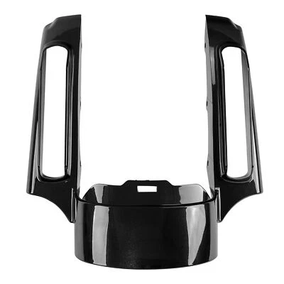 Paneles de llenado de guardabarros trasero aptos para Harley CVO Road Glide 2014-2023 Black Tempest Foto 1 de 4