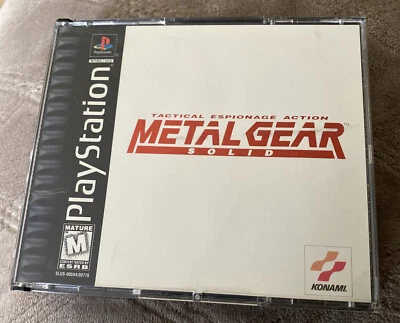Metal Gear Solid - Tactical Espionage Action (Playstation, PS1 Black label)￼ - Image 1 of 4