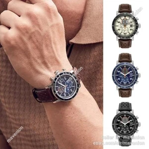 Citizen CA0648-09L Men's Luxury Watch - Brycen Blue Chronograph, Eco-Drive - Picture 1 of 27