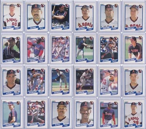 California Angels 1990 Fleer Baseball Team Set 24 Cards - Picture 1 of 9