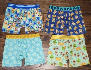 Boys Animal Crossing Boxer Briefs - 4-Pack Underwear Comfortable (10) - Picture 1 of 4