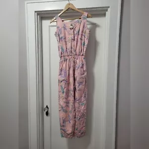 Tuta Reyn Spooner vintage tropicale floreale cotone taglia small spiaggia costiera - Foto 1 di 8