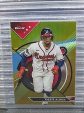 2023 Topps Finest Ozzie Albies Gold Refractor #45/50 Braves