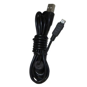 HQRP USB Cable Cord for Olympus Evolt E-30, E-420, E-450, E-520, E-600, E-620 - Photo 1 sur 3