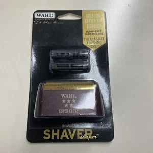 WAHL SHAVER/SHAPER REPLACEMENT FOIL & CUTTING_BAR_RED_SUPER_CLOSE_GOLD FOIL - Picture 1 of 2