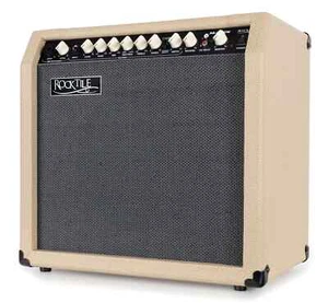 Amplificatore Chitarra Acustica Combo 3-Band EQ Chorus Hall Effetti 30W Crema - Foto 1 di 8