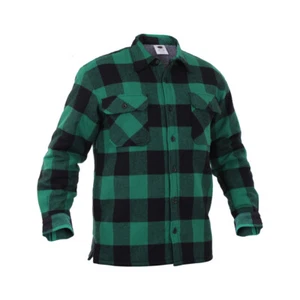 Rothco 4739 Extra Heavyweight Buffalo Plaid Flannel Shirts (Choose Sizes) - Picture 1 of 6