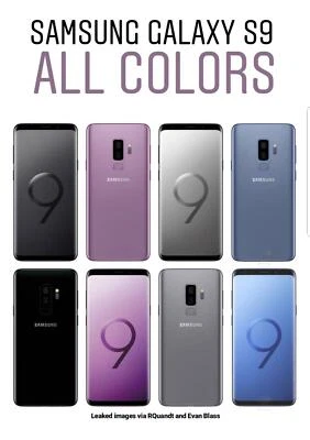 Samsung Galaxy S9 G960U Unlocked Verizon Mint Boost Straight Qlink T-Mobile B- - Image 1 of 4
