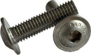 M3 M4 M5 M6 M8 Flanged Button Head Screws Allen Socket Bolts A2 Stainless Steel - Picture 1 of 1