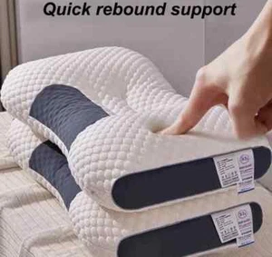 Nackenkissen Hals Orthopädisch Schützen Schmerzen Ergonomisch Hilfe Schlafen mit Reißverschluss - Bild 1 von 15