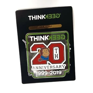 Think Geek 20th Anniversary 1999-2019 Pin Brand New - Picture 1 of 3