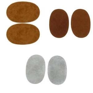 3x Cloth Elbow / Knee sew patch Suede for Clothing Repair - Picture 1 of 5