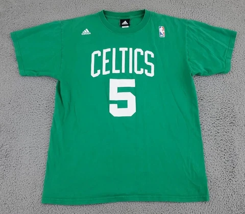 Adidas Kevin Garnett Shirt Mens Medium Boston Celtics #5 KG NBA Tee Adult A06 Cover