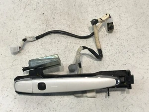 01-06 LEXUS LS430 Rear Right RH Passenger Exterior Door Handle White 062 OEM - Picture 1 of 5