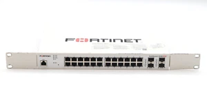 Fortinet FortiSwitch FS-224E-POE 24-Ports POE+ Managed Switch with Ears Tested - Picture 1 of 3