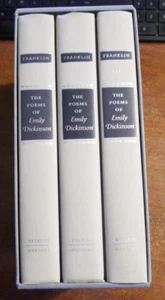 Poems of Emily Dickinson 3 Volume Boxed Set, Variorum Edition 1998 NEW! - Imagen 1 de 4