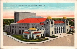 San Antonio, TX Municipal Auditorium Postcard - Picture 1 of 2