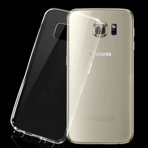 Funda protectora de silicona de gel suave transparente para Samsung Galaxy A70 / A705F - Imagen 1 de 4