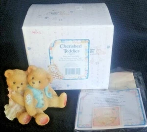 Cherished Teddies Seth and Sarabeth We're Beary Good Pals 1995 P Hillman #128015 - Picture 1 of 9