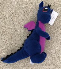 Vintage Ideal Direct Blue Dragon Plush Cute