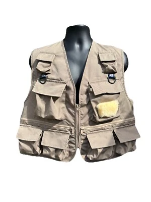 Nuevo Chaleco de Pesca con Mosca Columbia Fm101 Vintage Sin Etiquetas Talla L Foto 1 de 3