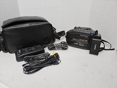 Panasonic Pv-d427 Palmcorder Accessories And Bag Tested/works  - Image 1 of 4