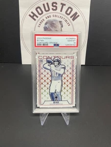 2024 Panini Phoenix Contours Bo Nix Orange #CONBNX PSA 10 POP 3! 📈 - Picture 1 of 7