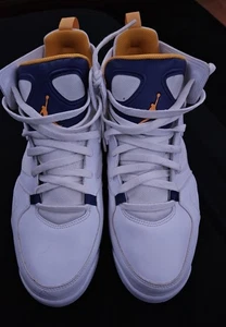 Nike Air Jordan Flightclub 91 Lakers DC7329-105 Basketball White Purple Mens 11 - Picture 1 of 7