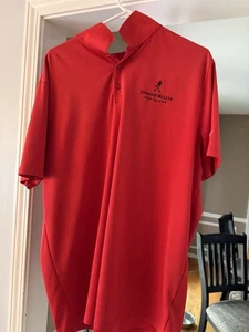 Nike Dri-FIT Polo Shirt Uomo XXL Rosso Johnnie Walker Golf Continua a camminare - Foto 1 di 4