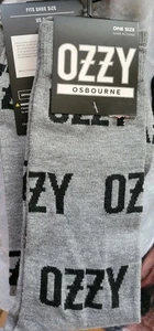(2) Pair OZZY OSBOURNE ~ MEN'S ONE SIZE SOCKS ~ SHOE SIZE 7-12 NEW IN PACKAGE  - Bild 1 von 3