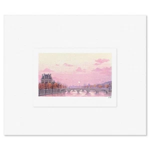 Liudmila Kondakova, "L'Automne a Paris" Limited Edition Lithographie, nummeriert und - Bild 1 von 2